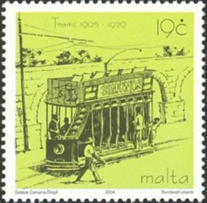 Trams---The-tram-past-the-Aquaduct-St-Venera